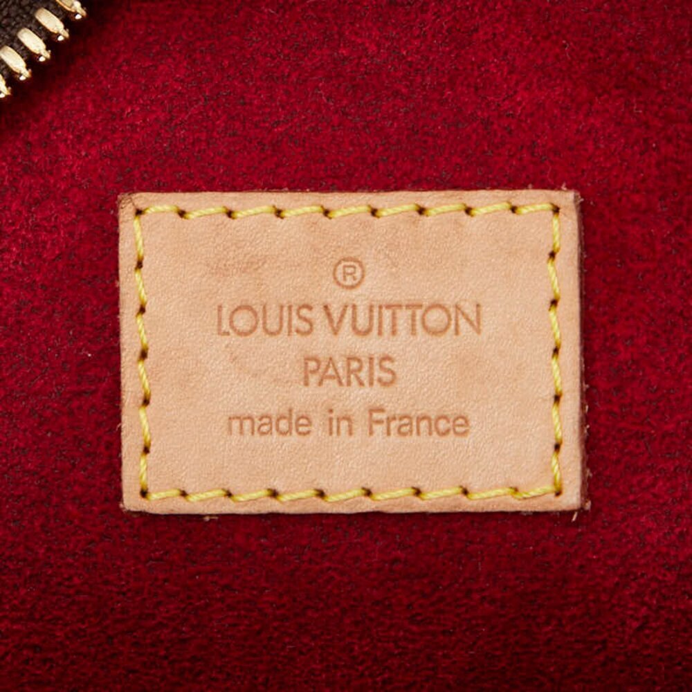 LOUIS VUITTON Brown Monogram Leather Bag - Picture 10 of 11